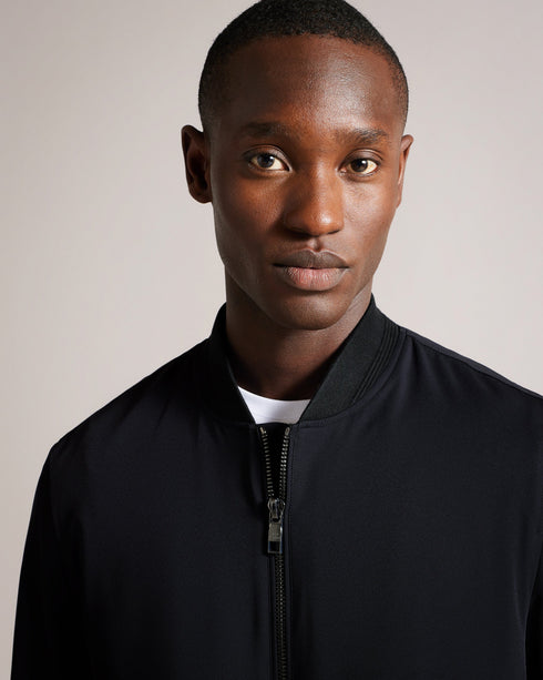 ALBAMA-Outerwear-For a jacket that's both stylish and practical, look no further than ALBAMA. With a sleek zip fastening and handy front pockets, this jacket is perfect for when you're on the go. The ribbed collar and cuffs finish the look with a touch of sporty style. Bomber jacket Nylon blend Zip fastening Front pockets Ribbed collar and cuffs- Ted Baker Romania